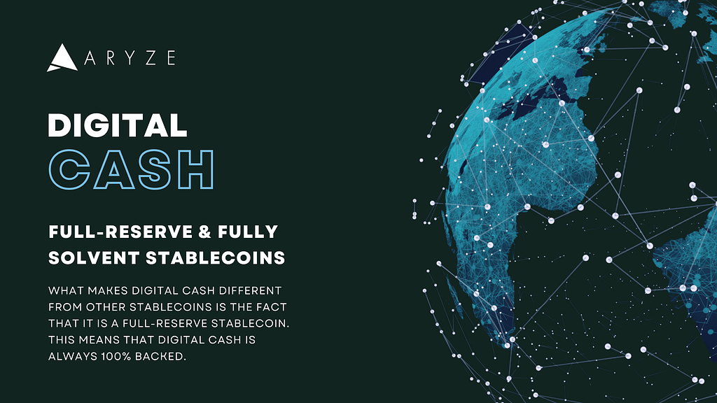 ARYZE Digital Cash - Full-reserve and Fully Solvent Stablecoins